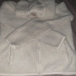 Fuzzy White Jacket